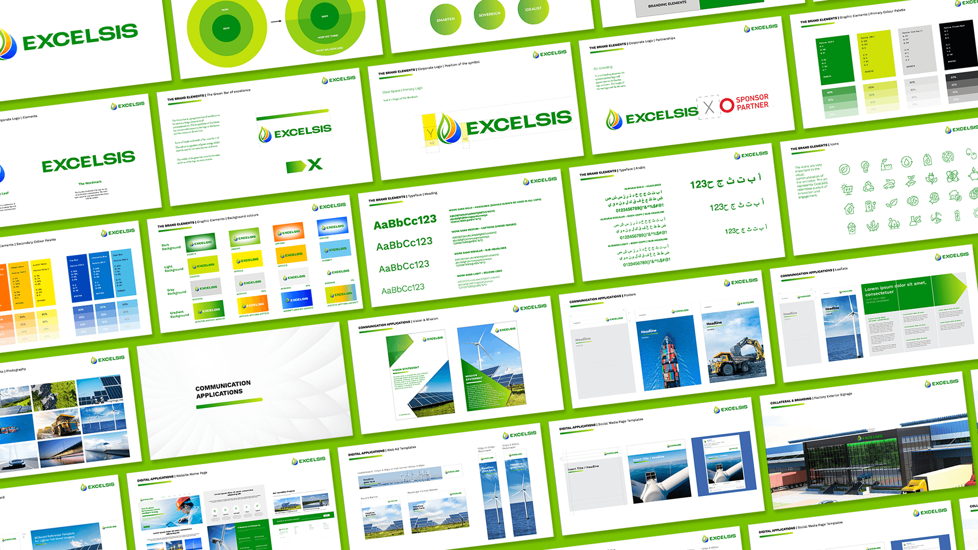 Excelsis Brand Guidelines by Vowels Dubai