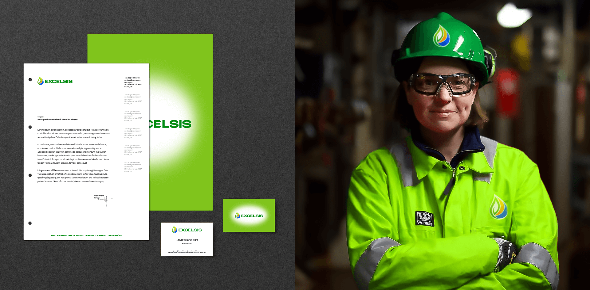 Corporate Identity Design for Excelsis