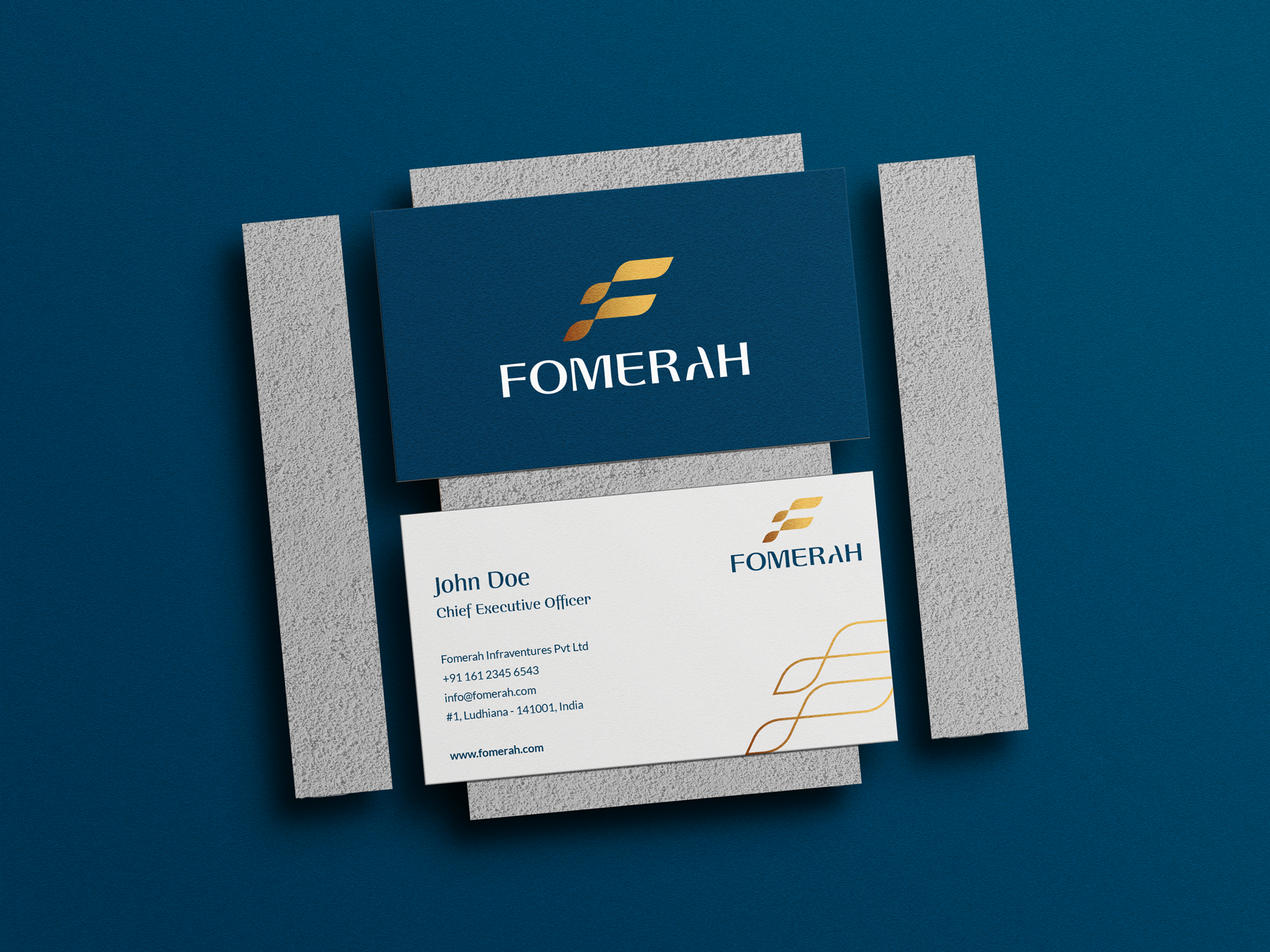 Business Card Design for Fomerah Real Estate Company